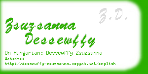 zsuzsanna dessewffy business card